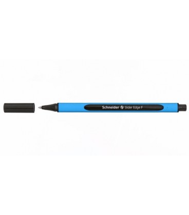 Ручка шариковая одноразовая Schneider Slider Edge толщина линии F (0,4 мм), черный стержень