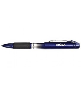 Ручка шариковая автоматическая многофункциональная Index IMWT1436 корпус синий, синий стержень