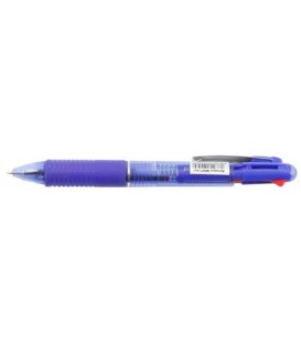 Ручка шариковая автоматическая многофункциональная Index IMWT1437 корпус синий, 2 стержня
