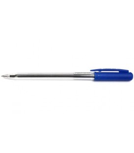 Ручка шариковая автоматическая Sponsor SBP105 корпус прозрачный, стержень синий