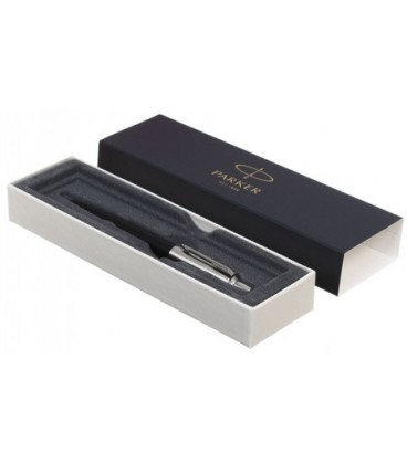 Ручка подарочная шариковая Parker Jotter Bond Street Black CT корпус черный с серебристым