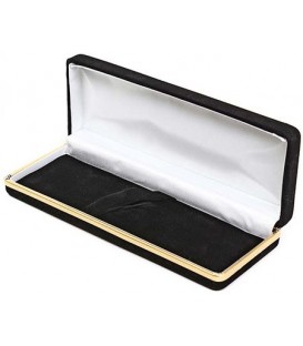 Футляр для ручек Index 175*66*28 мм, для одной или двух ручек, прямоугольный с не прозрачной крышкой, черный