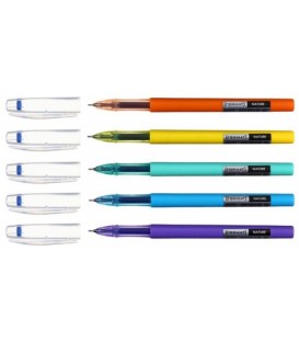 Ручка гелевая Nature корпус ассорти, стержень синий
