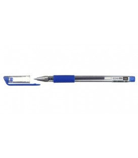Ручка гелевая Economix корпус прозрачный, стержень синий