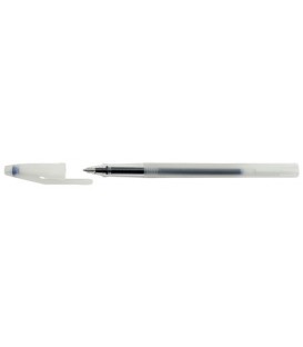 Ручка гелевая Status корпус прозрачный, стержень синий