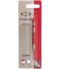 Стержень гелевый для шариковых автоматических ручек Parker тип А1, 98 мм, пулевидный, M, красный