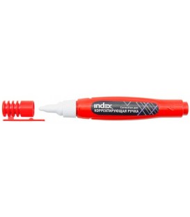 Корректирующая ручка Index 7 мл, пластиковый пишущий узел