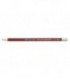 Карандаш чернографитный Cretacolor твердость грифеля 7Т, корпус бордовый с серым