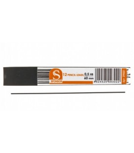 Грифели для автоматических карандашей Sponsor толщина грифеля 0,5 мм, твердость ТМ, 12 шт.