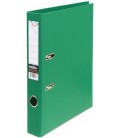 Папка-регистратор Index с двусторонним ПВХ-покрытием корешок 50 мм, зеленый