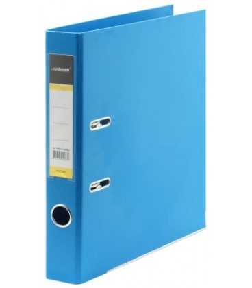 Папка-регистратор inФормат с двусторонним ПВХ-покрытием корешок 55 мм, ярко-синий