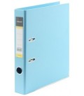 Папка-регистратор inФормат с двусторонним ПВХ-покрытием корешок 55 мм, голубой