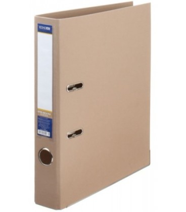 Папка-регистратор Lux Economix с двусторонним ПВХ-покрытием корешок 50 мм, бежевый