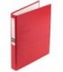 Папка-регистратор на 2 кольцах Index корешок 35 мм, диаметр кольца 30 мм, красный
