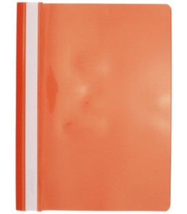 Папка пластиковая со скоросшивателем А4 inФормат толщина пластика 0,18 мм, оранжевая