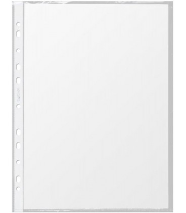 Файл А4 перфорированный Berlingo 30 мкм, гладкий, глянцевый, 220*304 мм (до 100 л.)