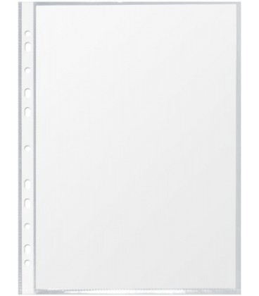 Файл А4+ перфорированный Economix 30 мкм, текстурированный, матовый, 219*303 мм (до 90 л.)