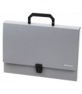 Портфель пластиковый Standart 370*250*40 мм, серый