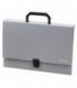 Портфель пластиковый Standart 370*250*40 мм, серый