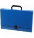 Портфель пластиковый Standart 370*250*40 мм, синий