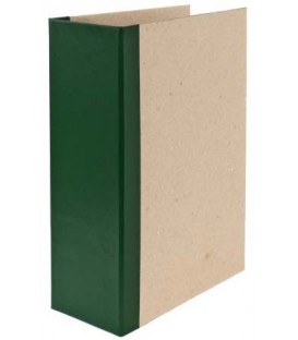 Папка архивная из картона со сшивателем (со шпагатом) А4, ширина корешка 100 мм, плотность 1240 г/м2, зеленая