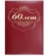 Папка адресная «60 лет», красная