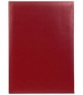 Папка адресная «Без Надписи», без тиснения, красная