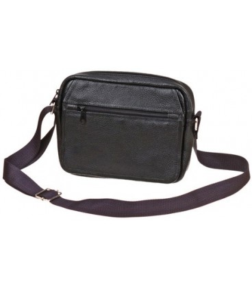 Сумка мужская на плечо «Кинг 5059» 225*170*65 мм, черная