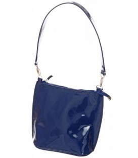 Сумка молодежная на плечо Cagia 230*210*100 мм, синяя