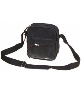 Сумка молодежная на плечо Cagia 230*190*70 мм, черная