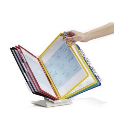 Стойка информационная поворотная Vario Display System pro 10 демопанелей, ассорти