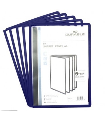 Демопанель в рамке Durable Sherpa синяя (цена за 1 шт.)