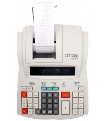 Калькулятор печатающий 14-разрядный Citizen CX-440 DPN белый