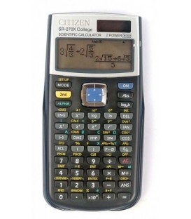 Калькулятор научный 10+2 разрядов Citizen SR-270X черный с серым