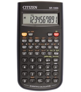 Калькулятор научный 10 разрядов Citizen SR-135N черный, в картонной упаковке
