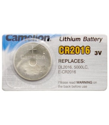 Батарейка литиевая дисковая Camelion Lithium CR2016, 3V