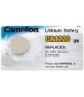 Батарейка литиевая дисковая Camelion Lithium CR1220, 3 V