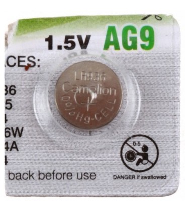 Батарейка щелочная дисковая Camelion Alkaline AG9, BP10, 1.5V