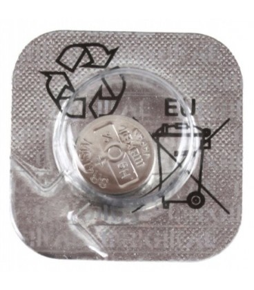Батарейка дисковая Maxell Silver Oxide SR41SW(384), 1.55V