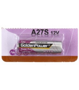 Батарейка щелочная GoldenPower Alkaline A27S, MN27, 12V