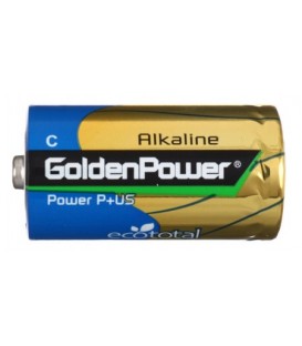 Батарейка щелочная GoldenPower Alkaline C, LR14, 1.5V