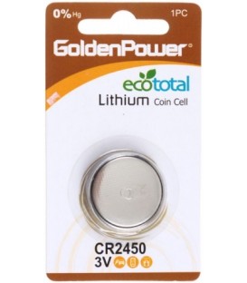 Батарейка литиевая GoldenPower Lithium CR2450, 3V