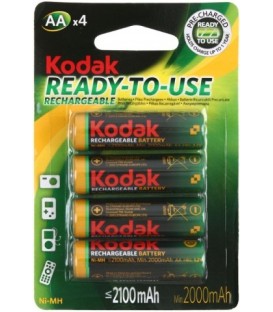 Аккумулятор Kodak AА, HR6, 1.2V, 2100 mAh (4 шт. в упаковке)