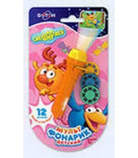 Фонарь детский «Смешарики» модель KP-0901-4, «Лосяш и Карыч»