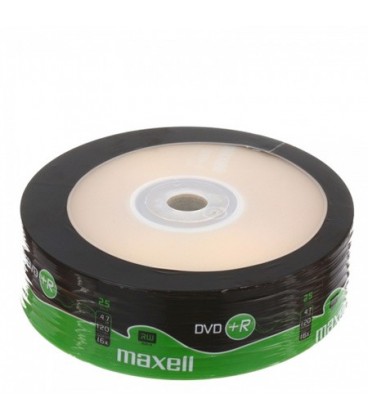 Комапкт-диск DVD+ R Maxell 16x, 25 шт.