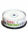 Компакт-диск CD-R Mirex Printable 48x, 25 шт., в тубе