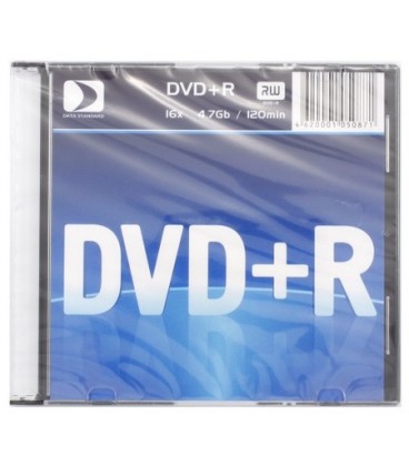 Компакт-диск DVD+R Data Standart 16x, Slim Case