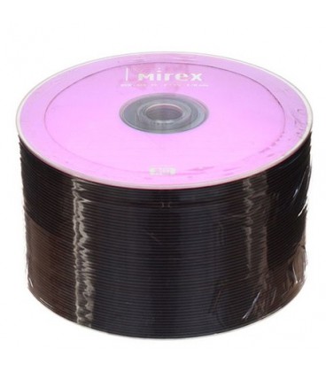 Компакт-диск DVD+RW Mirex 4x, 50 шт., в тубе