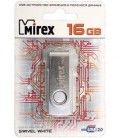Флэш-накопитель Mirex Swivel 16Gb, корпус белый