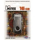 Флэш-накопитель Mirex Swivel 16Gb, корпус черный